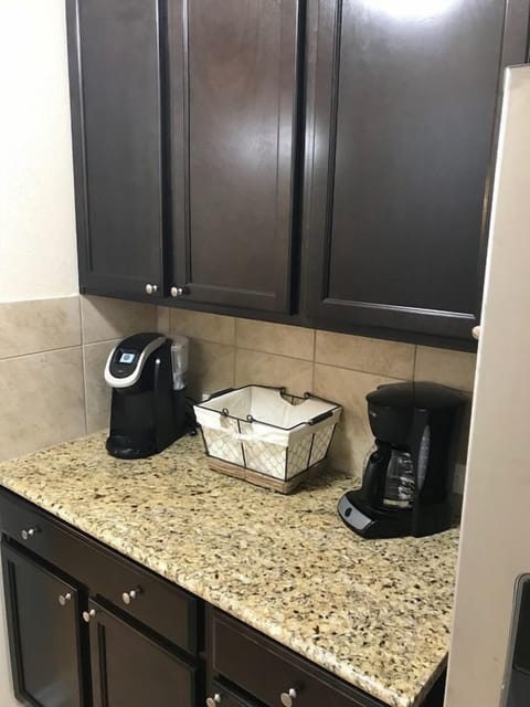 Coffee bar in butler's pantry