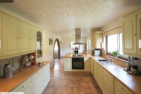 Large open plan lounge kitchen diner with a second small kitchen