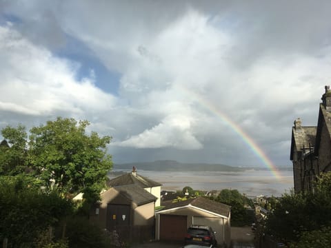 View from the kitchen bay window 