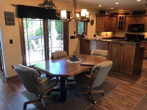 Dining Area, Patio Doors