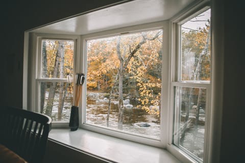 River view from our dining room. Photo by @dirtandglass
