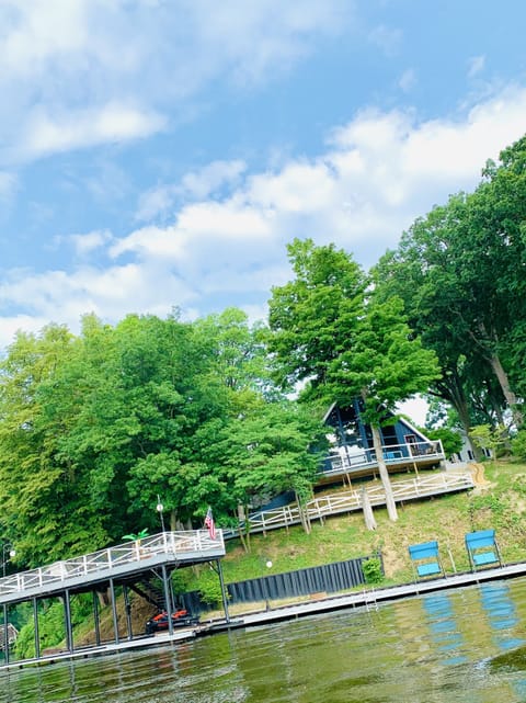 Front view from the lake 