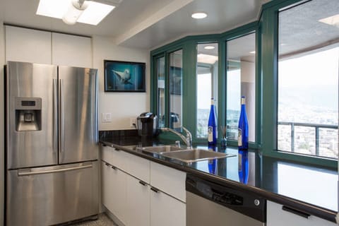 Beautiful kitchen with a gorgeous view as you prepare your favorite dishes