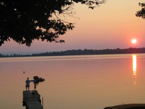Sunset from the deck