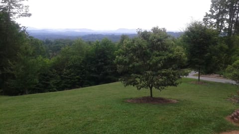 Long range mountain view from front porch