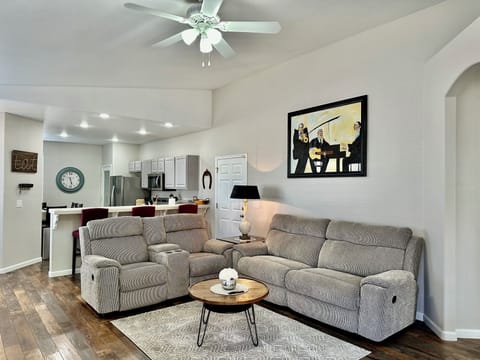 Front Room with Reclining Sofas