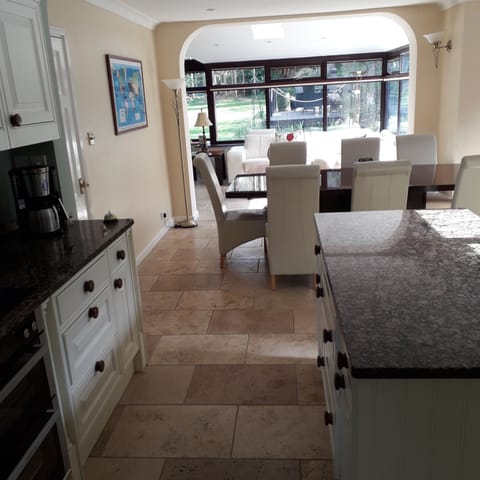 dining area leading to garden room