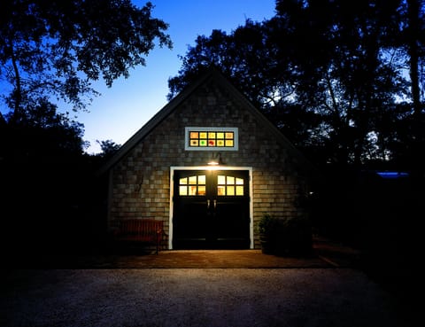 Front view of garage apartment