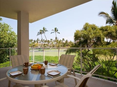 Lanai looking out to golf course