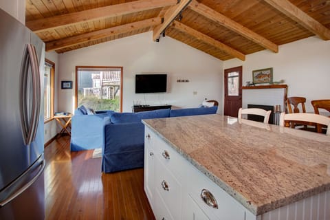 View of living area from kitchen