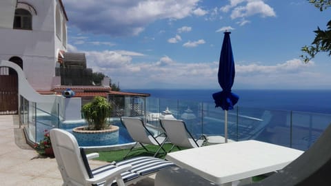 Terrace with pool