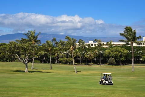 Resort Grounds – Ka?anapali Golf Course View - Beautiful open views of the lush Ka?anapali Golf Course from the resort grounds.