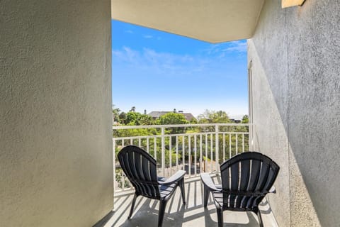 Private Balcony off Primary Bedroom at 2313 SeaCrest