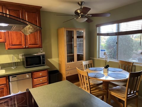 Light and bright dining area