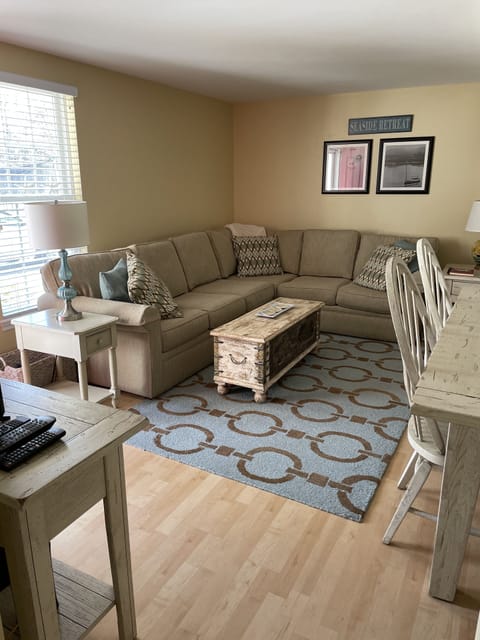 Sectional with pull out queen bed