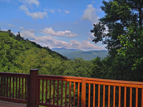 Fabulous views from the deck