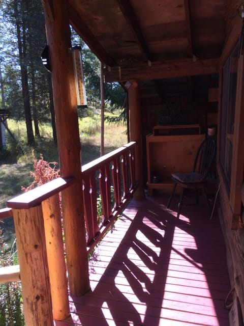 take a calm moment on the porch