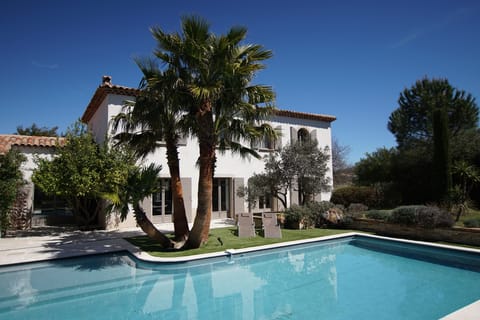 Rear of the house and pool