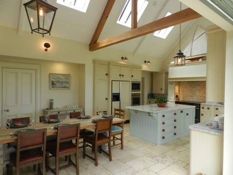 Looking in from kitchen doors to garden