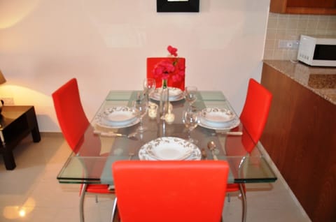 Open plan dining area.