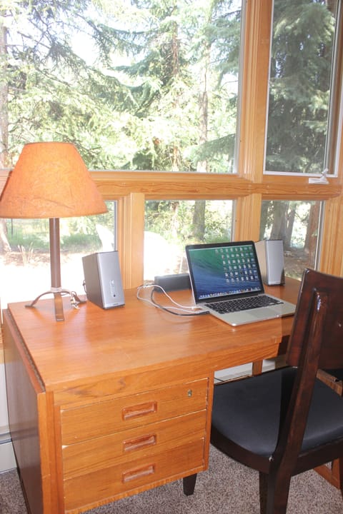 Office space looking out onto the creek.