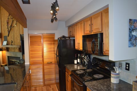 There is plenty of space in the pantry closet for your stay.