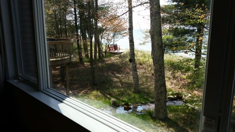 View looking south from the 2nd floor king bedroom.