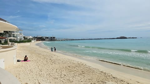 Xamanha Beach after Tropical storm Helene