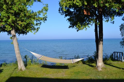 Can you relax here? Bet you can..... So quiet, just the waves lapping the shore.