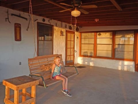 Front Porch w/ Bench Swing