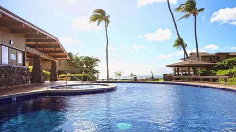 If you get tired of the ocean, there's a heated pool.