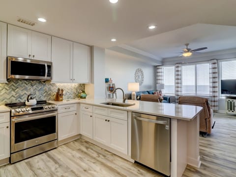 Kitchen with Ocean Views at 3404 Sea Crest