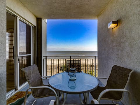 Main Balcony with Direct Ocean Views at 3404 SeaCrest