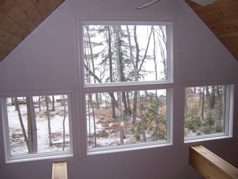 Towards lake from loft