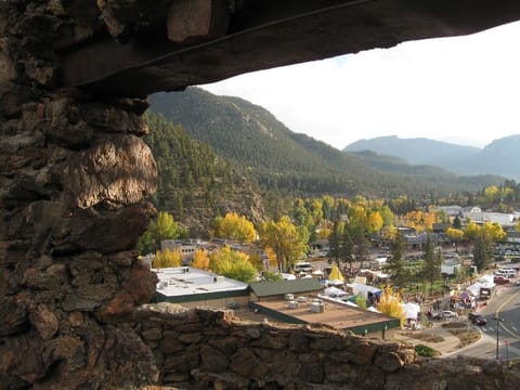 Short hike from downtown to the Birch Ruins for a panoramic view of Estes Park
