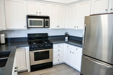 Fully renovated kitchen.