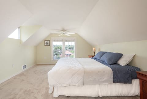 Primary bedroom with King bed