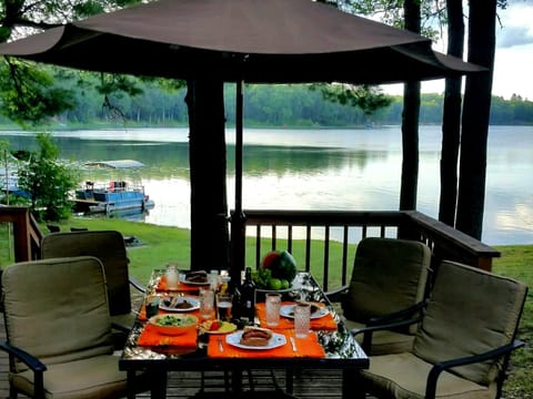 Dinner on the deck