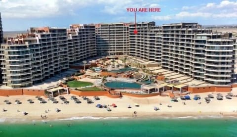 Condo is located here on 10 th floor for great view.