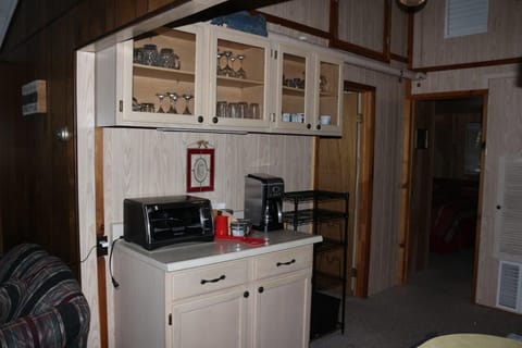 Coffee and drinks just off the living area!