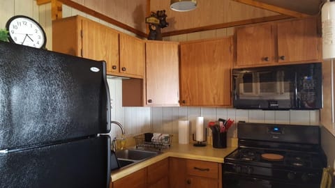 Kitchen also has Microwave and toaster oven!