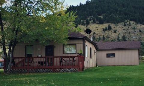 Pony 'White House' from the creek side.