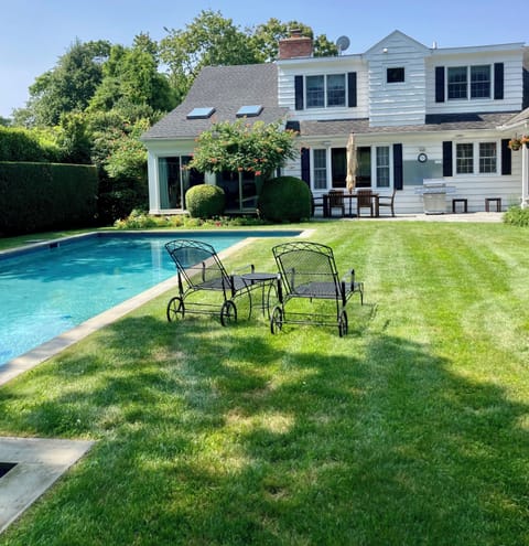 Back view of house