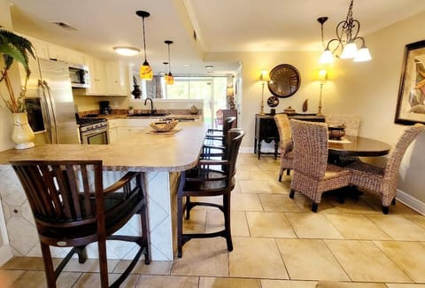 Plenty of dining space.