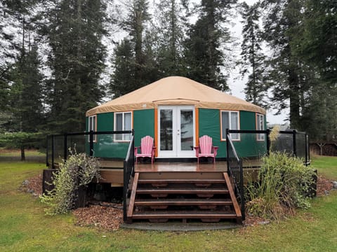 Front of Yurt