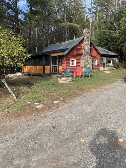 Cabin from road