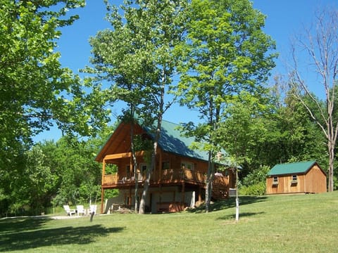 View of Cabin from Beach