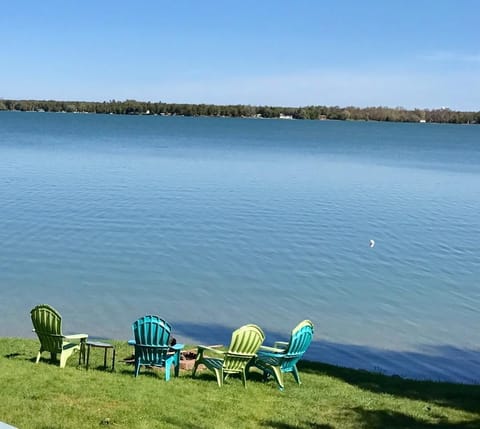 Lakeside around the fire pit