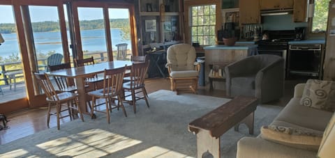 Open Dining Room, Living Room and Kitchen