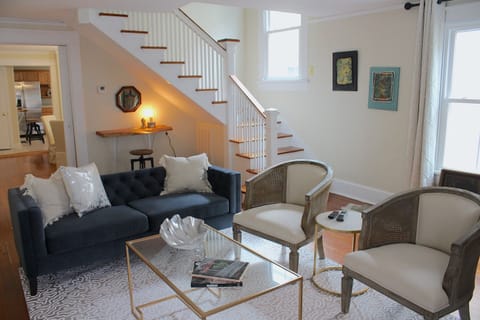 Living room and desk work area